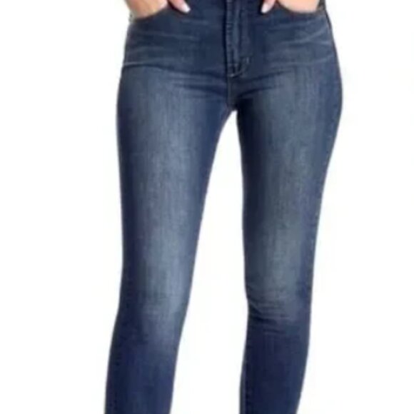 ARTICLES OF SOCIETY Dark Wash Skinny/Raw Hem Size 27 NWOT - Picture 1 of 2